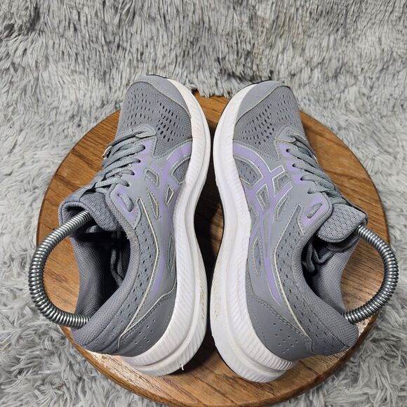 Asics Gel Contend 8 Womens Size 8 Sheetrock Digital Violet Retro Running Shoe - Picture 3 of 12